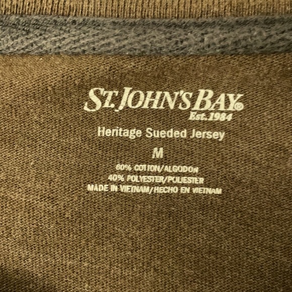 St John’s Bay Heritage Sueded Jersey Brown - Picture 2 of 2